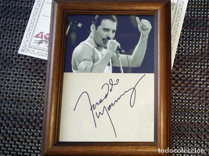 Autógrafo de Freddie Mercury