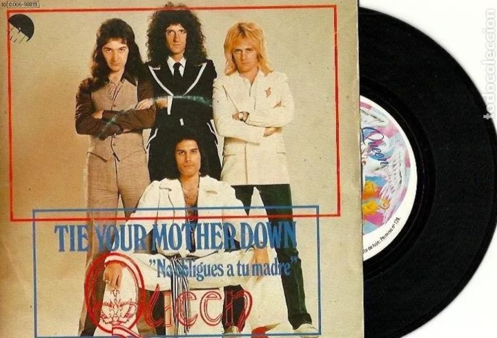 Vinilo de Queen: Tie your mother down
