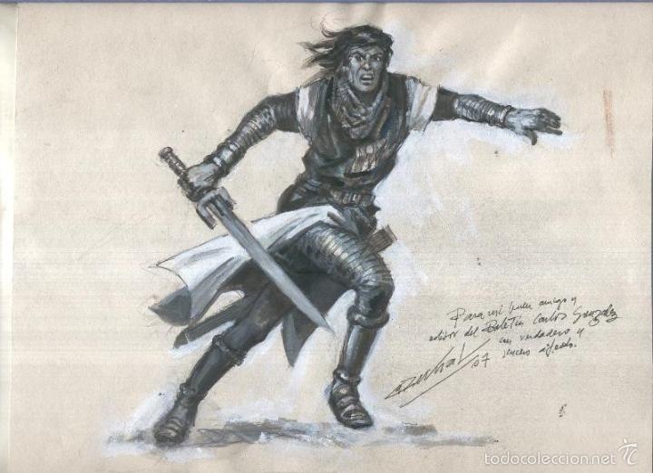 Dibujo de Capitán Trueno