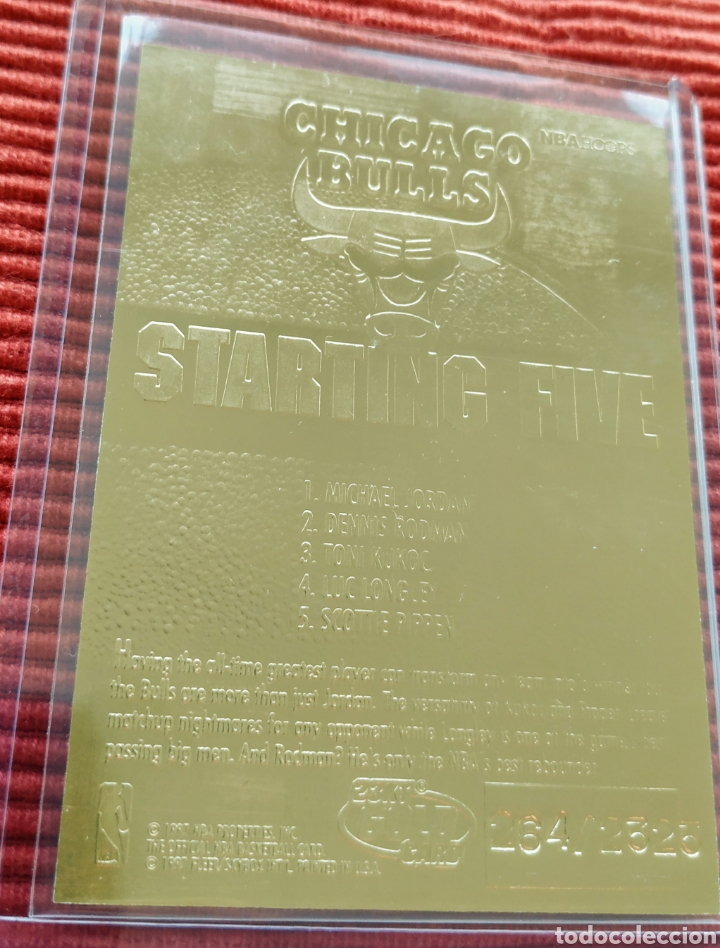 Card oro de Chicago Bulls