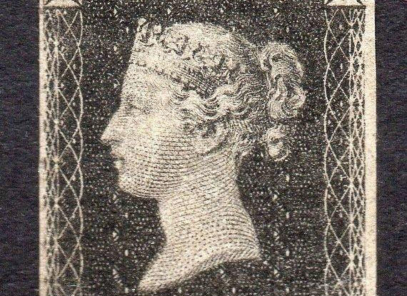 Sello de la Reina Victoria, Penny Black (1840)
