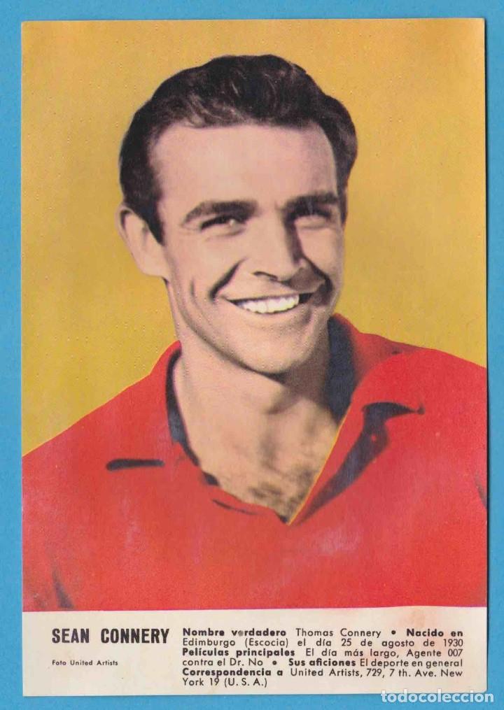 Ficha de Sean Connery de joven