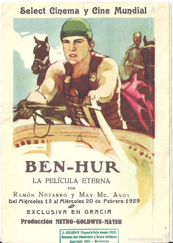 Ben-Hur por Ramón Novarro y May Mc. Avov