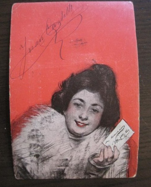 Felicitación de Ramón Casas