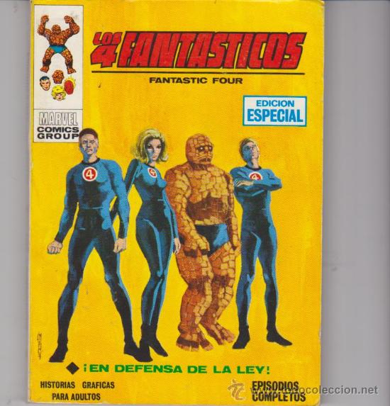 Los 4 fantásticos de editorial Vértice