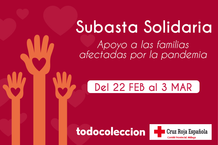 Subasta Solidaria Cruz Roja M&aacute;laga en todocoleccion