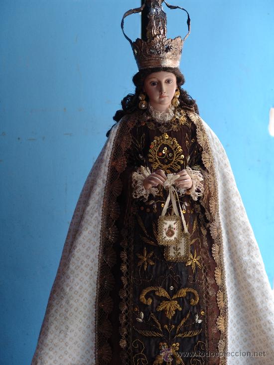 Talla de Virgen del Carmen cap i pota