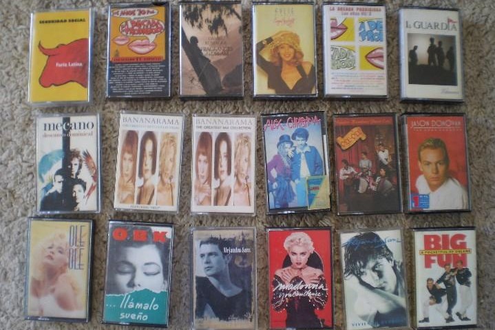 casetes a&ntilde;os 90