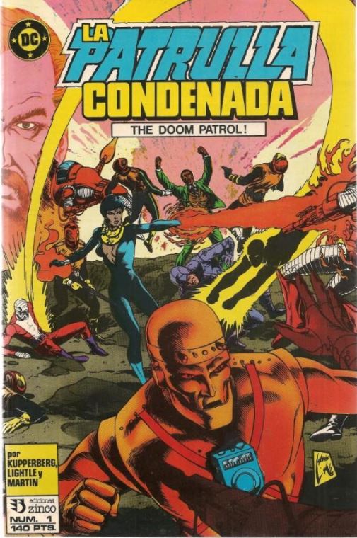 Cómic La patrulla condenada