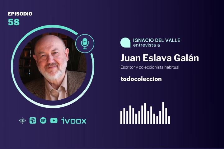 Juan Eslava Gal&aacute;n, escritor y coleccionista