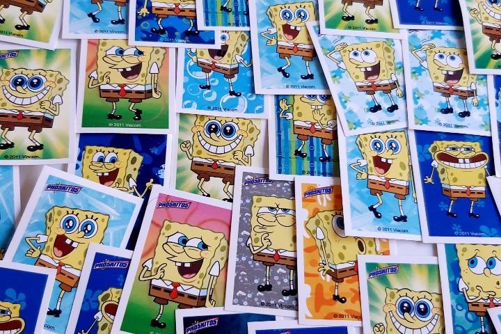 Cromos Phoskitos Bob Esponja.