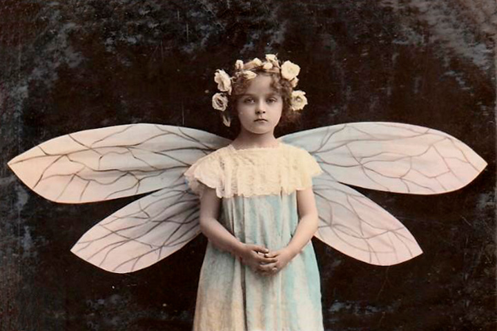 Postal modernista infantil