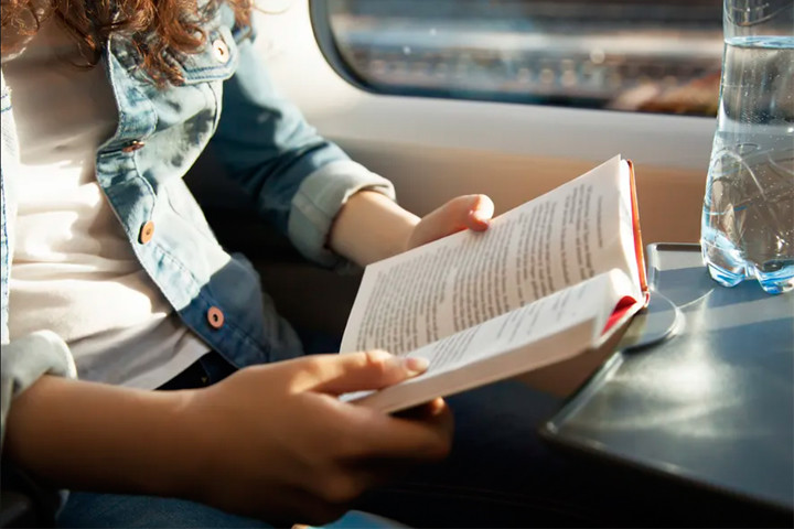 Leer en tren