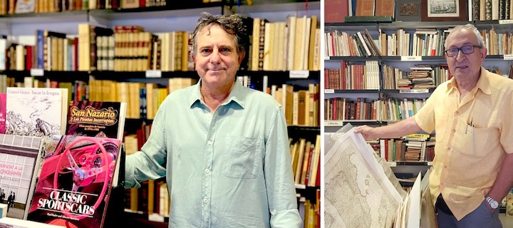 Libreros de la Feria del Libro de Ocasión, Antiguo y Moderno de Barcelona