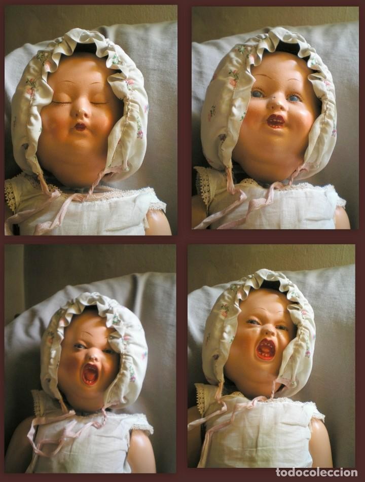 Muñeca antigua de 4 caras 