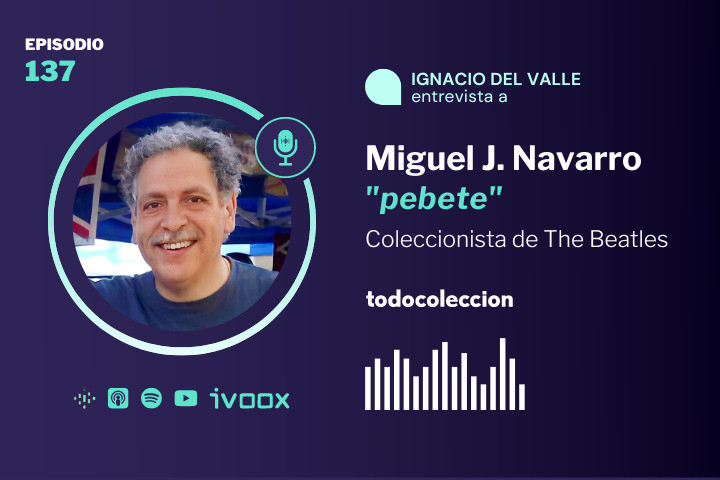 Miguel J. Navarro, coleccionista de los Beatles