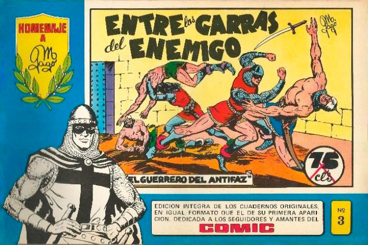 Tebeo Entre las garras del enemigo