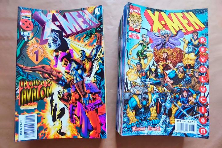 C&oacute;mics X-Men.