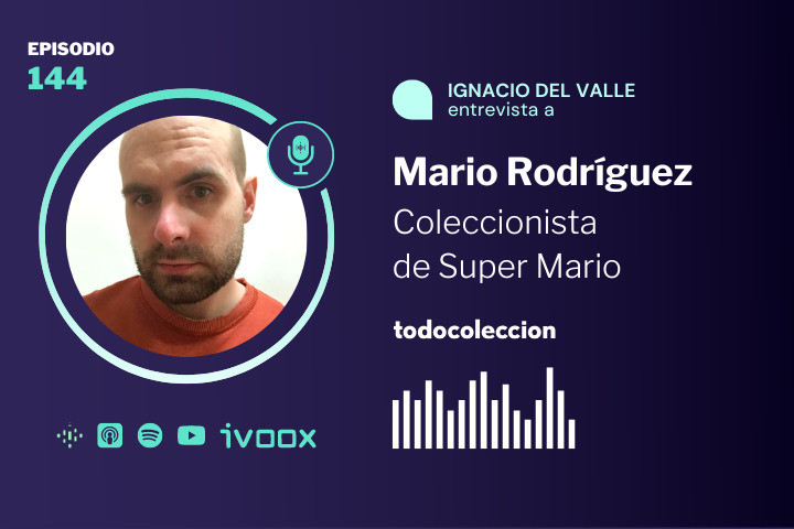 Mario Rodr&iacute;guez, coleccionista de Super Mario