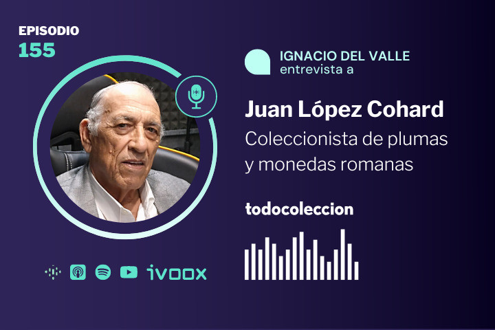 Juan L&oacute;pez Cohard, coleccionista de plumas y monedas romanas