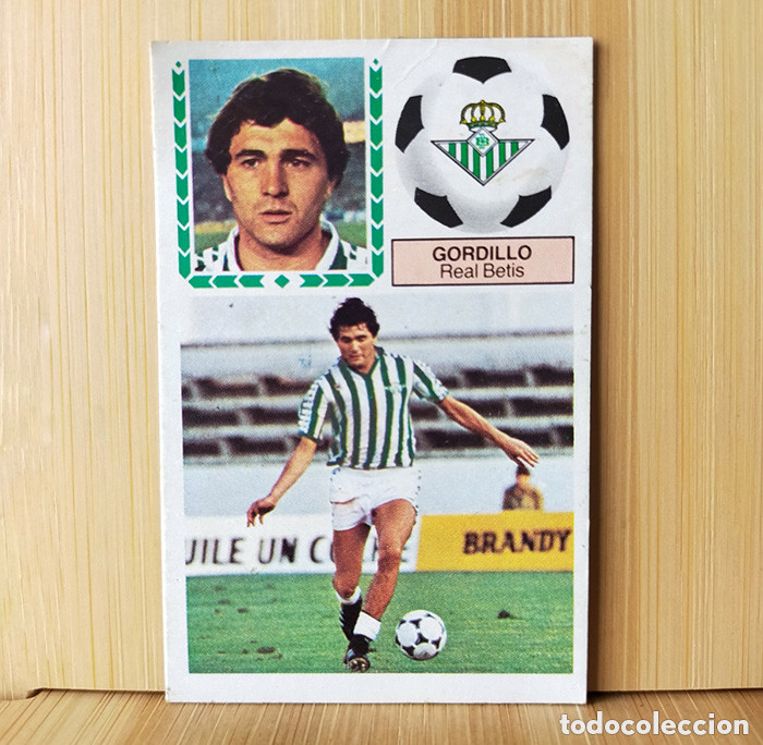Cromo Gordillo con el Betis