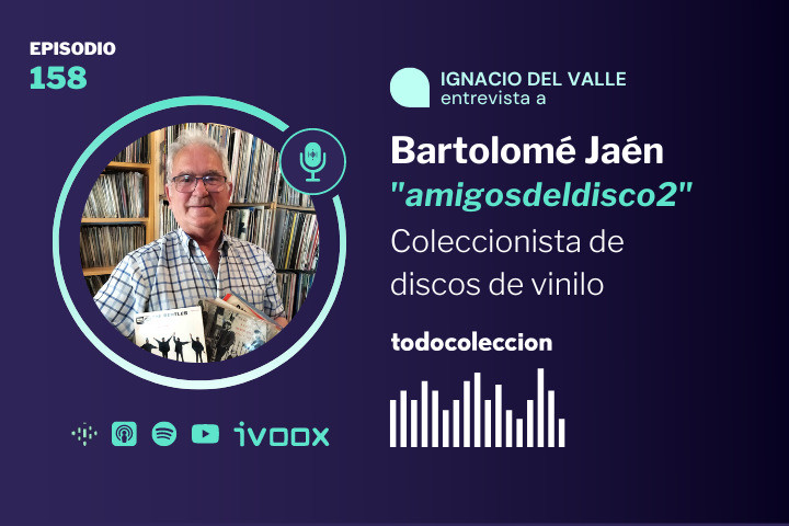 Bartolom&eacute; Ja&eacute;n, coleccionista de discos de vinilo