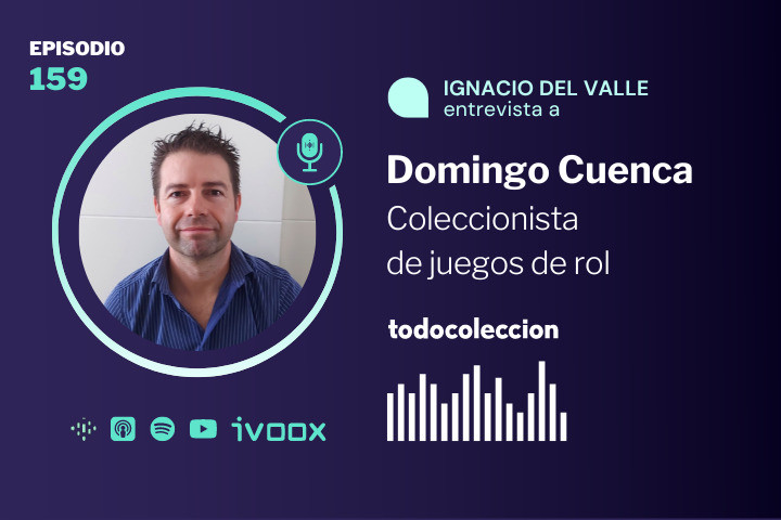 Domingo Cuenca, coleccionista de juegos de rol