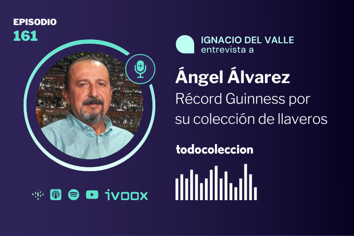 &Aacute;ngel &Aacute;lvarez, R&eacute;cord Guinness por su colecci&oacute;n de llaveros