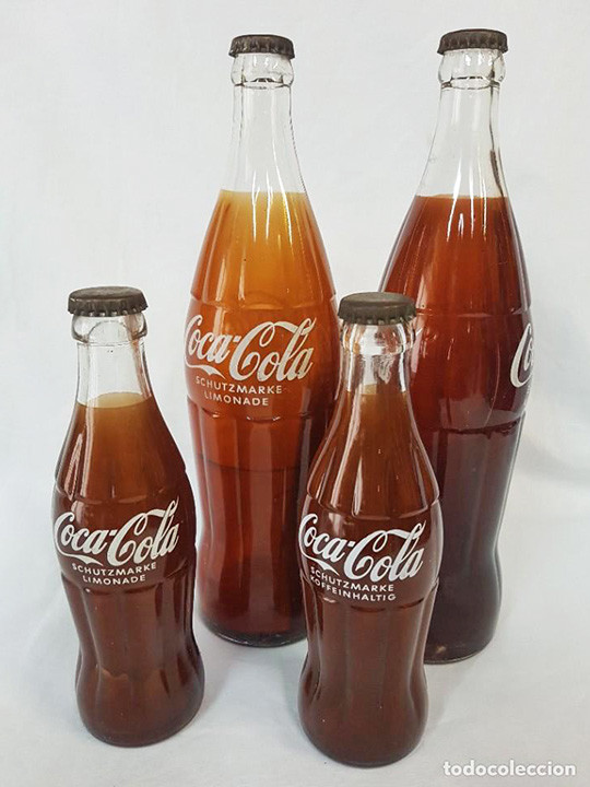 Botellas clásicas de Coca-Cola.