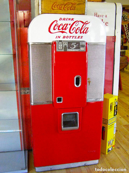 Nevera clásica de Coca-Cola.