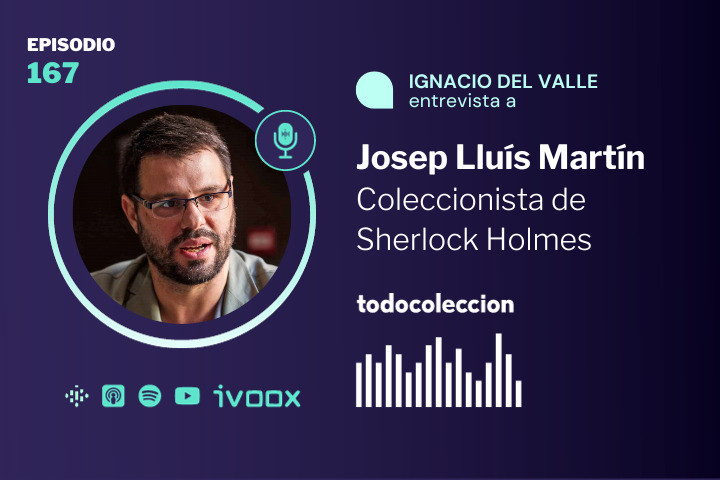 Josep Llu&iacute;s Mart&iacute;n, coleccionista de Sherlock Holmes