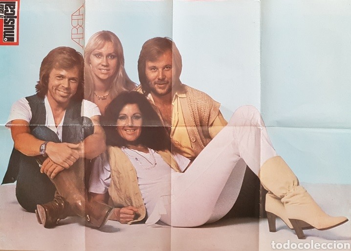 Poster de colección de ABBA en la revista El Gran Musical