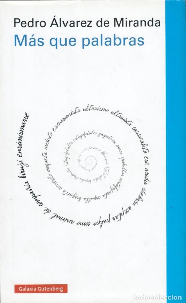Más que palabras de Pedro Álvarez de Miraada