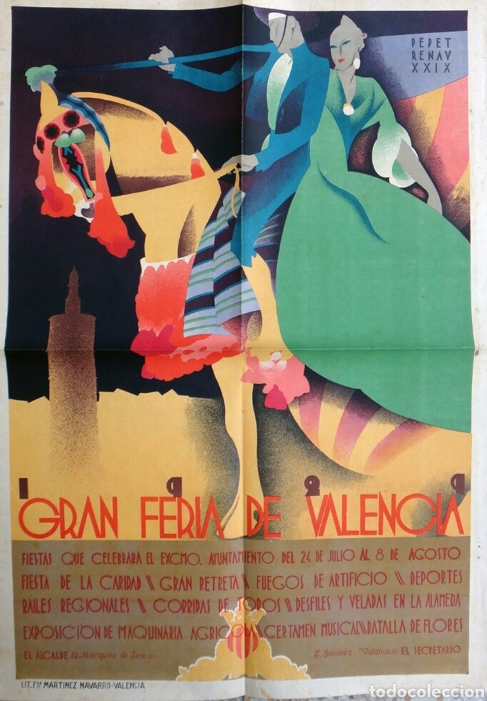Cartel gran feria de Valencia