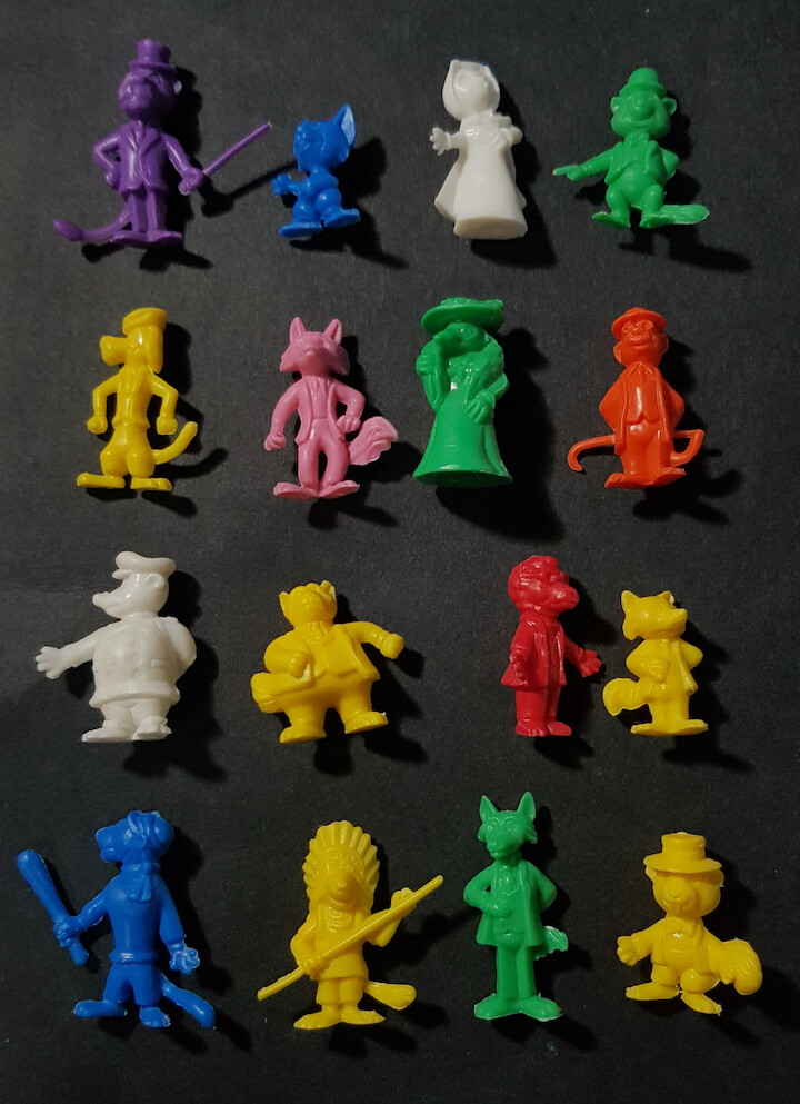 Figuras Dunkin personajes serie La vuelta al mundo de Willy Fog