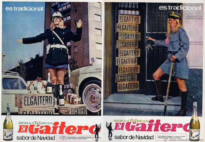 Publicidad sidra El Gaitero