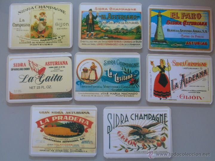 Colección de calendarios de sidra asturiana