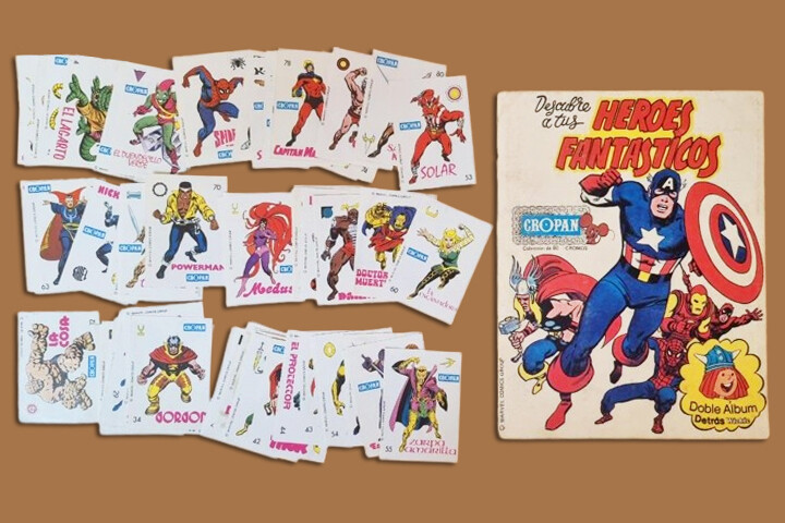 &Aacute;lbum cromos H&eacute;roes Fant&aacute;sticos Cropan.