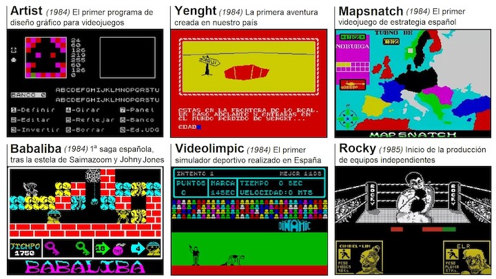Primeros videojuegos de Dinamic