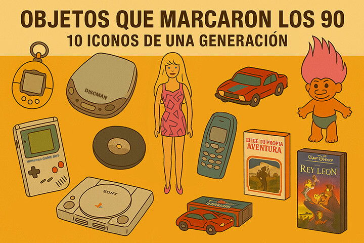 Objetos icónicos de los años 90