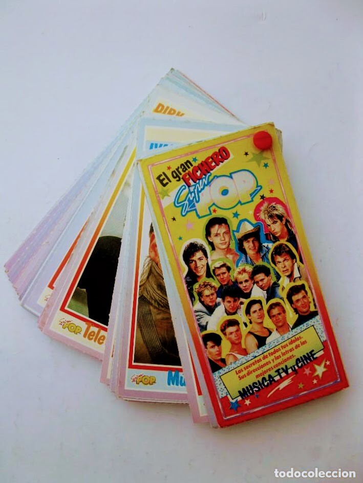 El Gran Fichero Super Pop .107 Fichas. Música - Tv - Cine.
