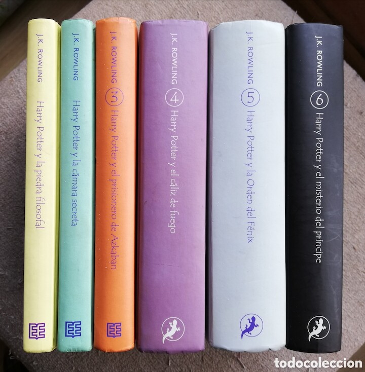  Libros Harry Potter. 6 tomos. Salamandra, 1ª,2ª y 3ª edición. 