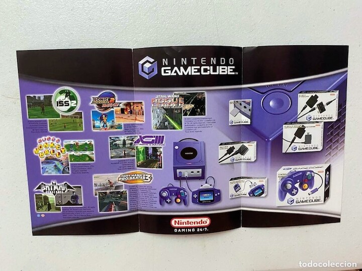 Catálogo de ideojuegos y accesorios Nintendo Game Cube