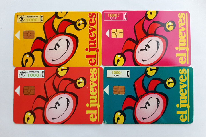 Telecartofilia, tarjetas telefonicas El Jueves