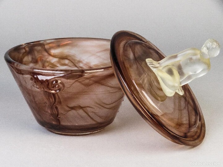 Joyero vidrio art deco