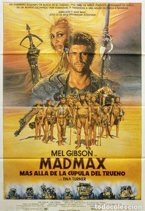 Póster Mad Max III Tina Turner y Mel Gibson