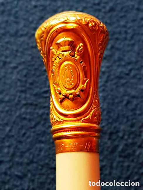 Bastón de mando de marfil de 1921.