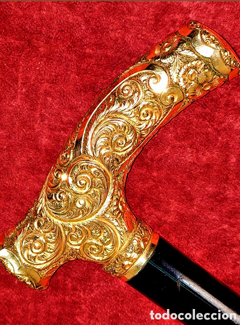 Bastón de oro del s. XIX.