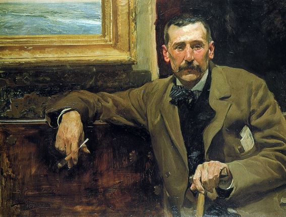 Pintura de Benito Pérez Galdós