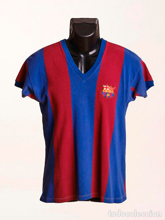 Camiseta de Johan Cruyff con el FC Barcelona utilizada ante el Badajoz 1977.